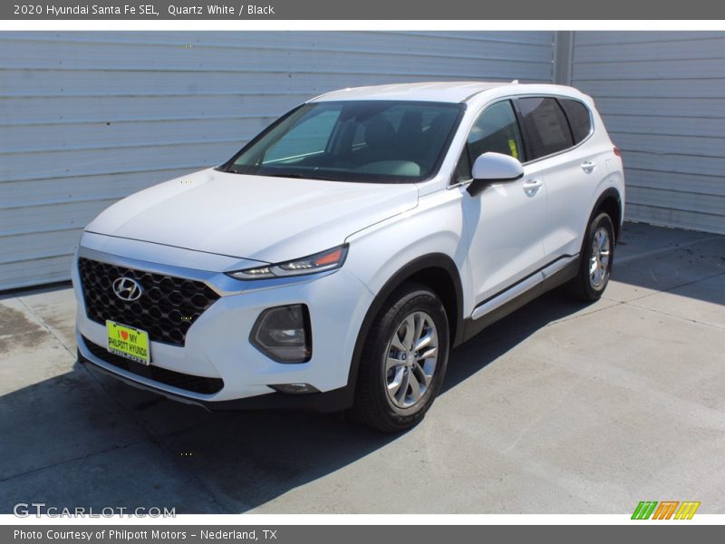 Quartz White / Black 2020 Hyundai Santa Fe SEL