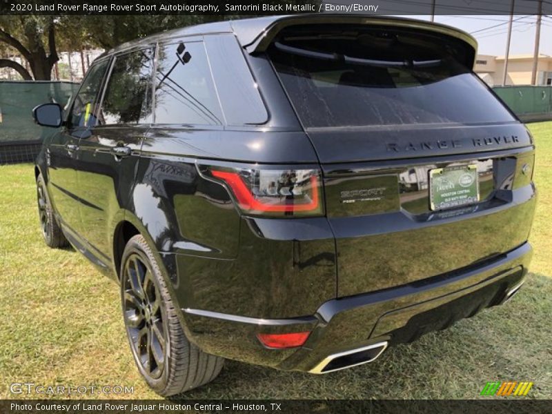 Santorini Black Metallic / Ebony/Ebony 2020 Land Rover Range Rover Sport Autobiography