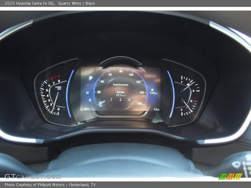 Quartz White / Black 2020 Hyundai Santa Fe SEL