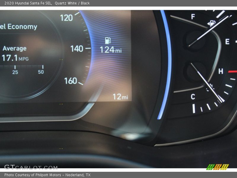 Quartz White / Black 2020 Hyundai Santa Fe SEL