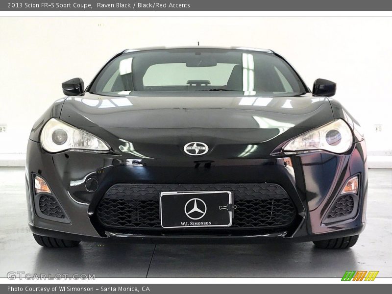 Raven Black / Black/Red Accents 2013 Scion FR-S Sport Coupe