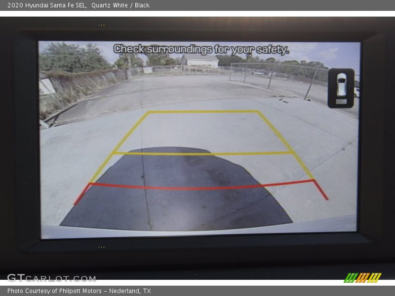 Quartz White / Black 2020 Hyundai Santa Fe SEL