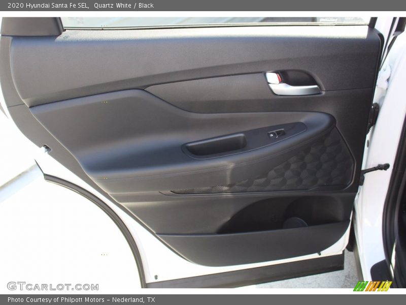 Quartz White / Black 2020 Hyundai Santa Fe SEL