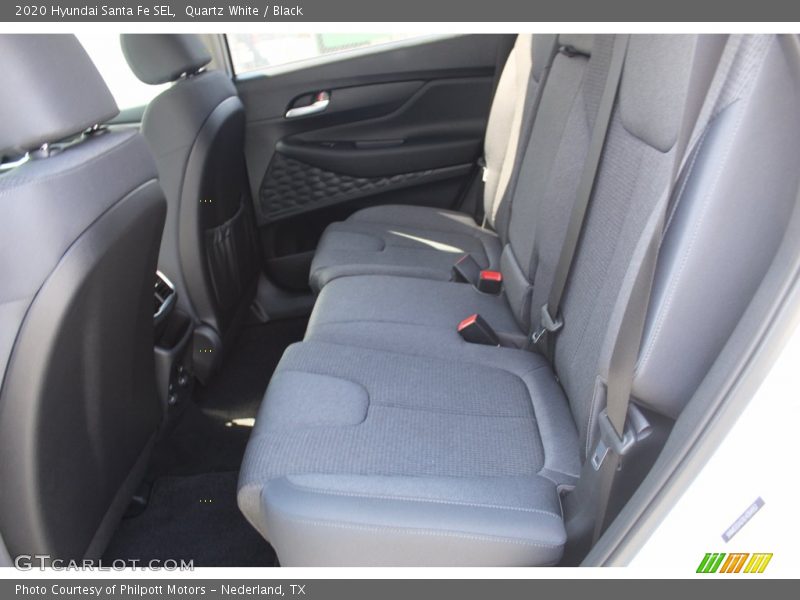 Quartz White / Black 2020 Hyundai Santa Fe SEL
