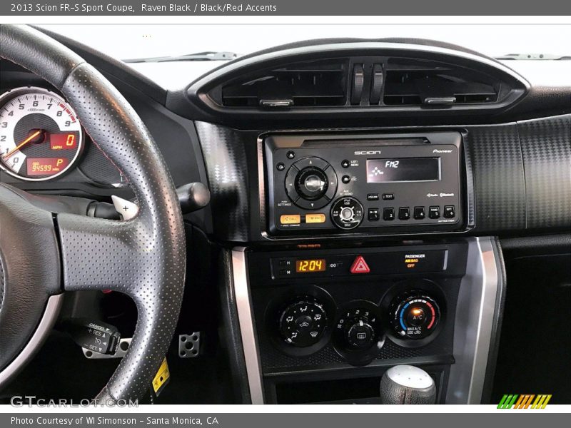 Controls of 2013 FR-S Sport Coupe