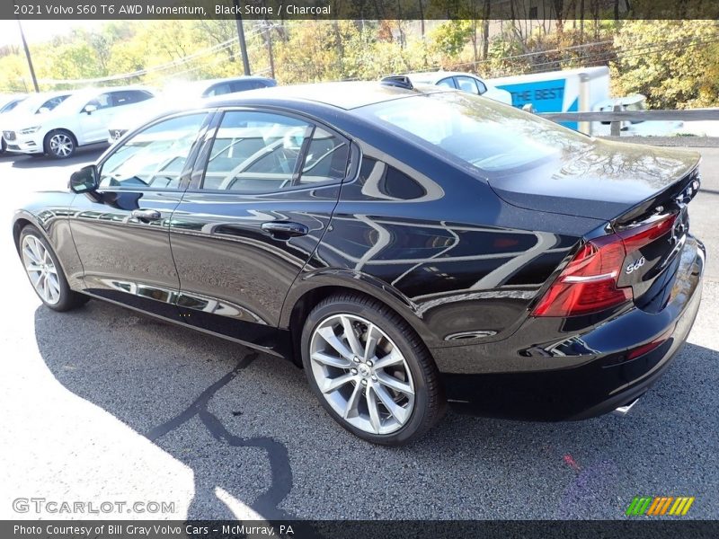 Black Stone / Charcoal 2021 Volvo S60 T6 AWD Momentum