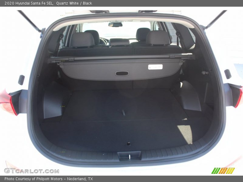 Quartz White / Black 2020 Hyundai Santa Fe SEL