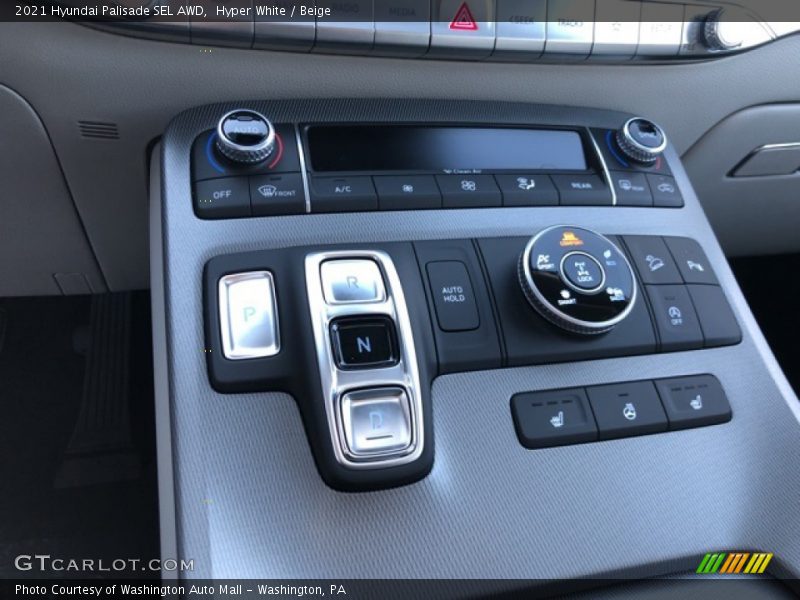 Hyper White / Beige 2021 Hyundai Palisade SEL AWD
