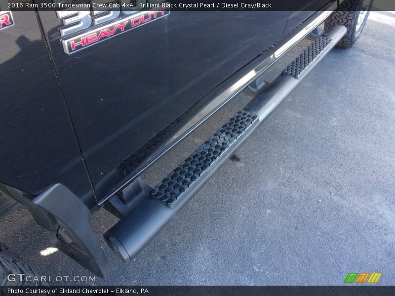 Brilliant Black Crystal Pearl / Diesel Gray/Black 2016 Ram 3500 Tradesman Crew Cab 4x4