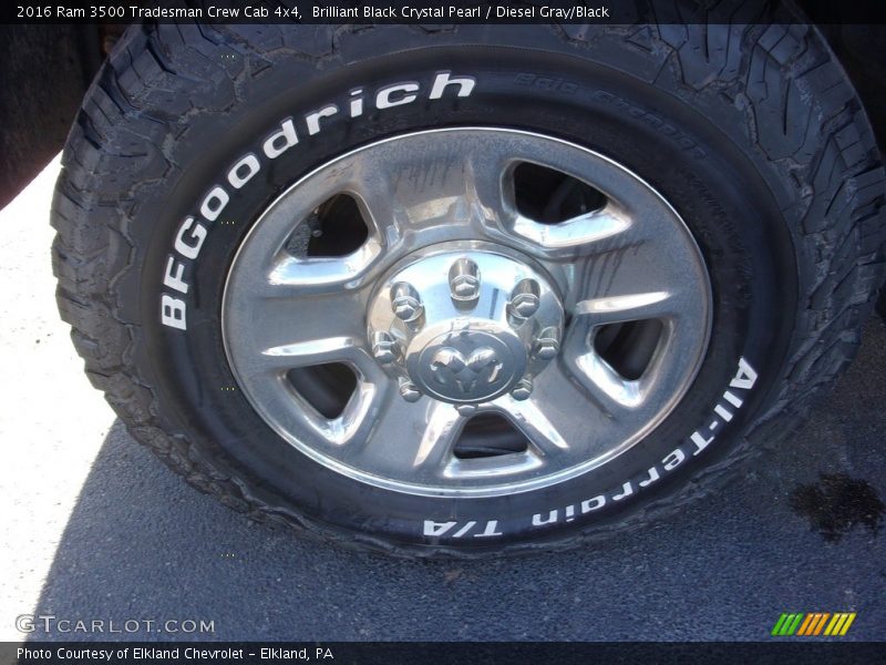  2016 3500 Tradesman Crew Cab 4x4 Wheel