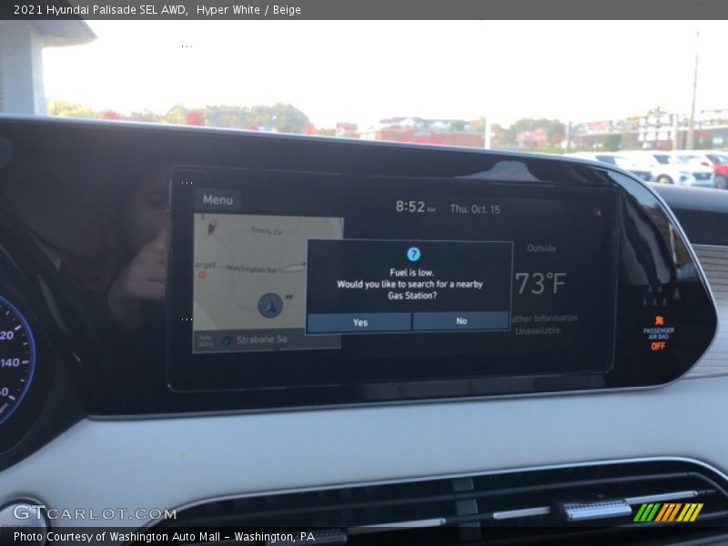 Hyper White / Beige 2021 Hyundai Palisade SEL AWD