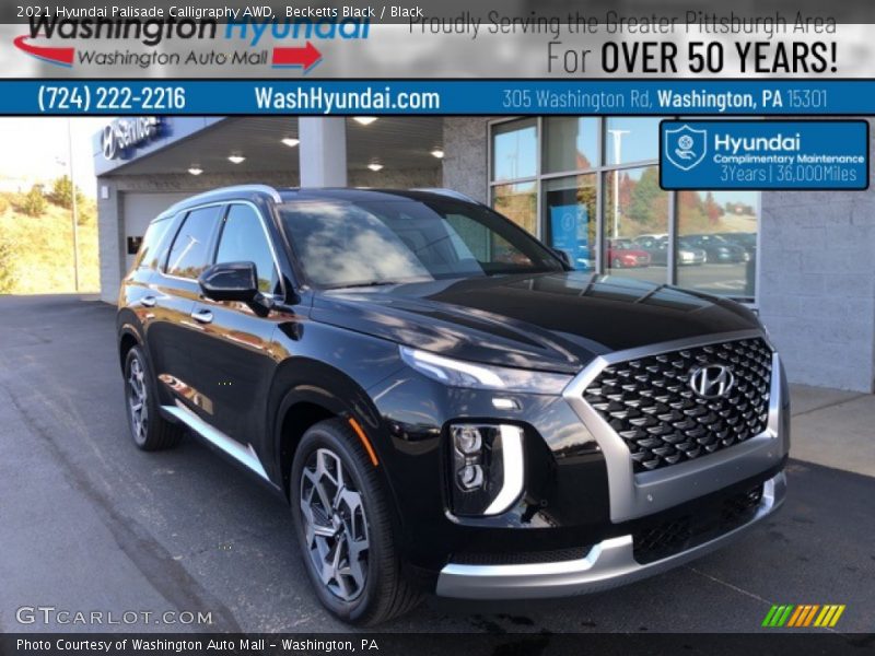 Becketts Black / Black 2021 Hyundai Palisade Calligraphy AWD