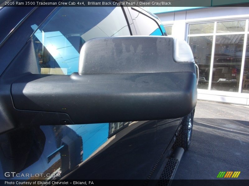 Brilliant Black Crystal Pearl / Diesel Gray/Black 2016 Ram 3500 Tradesman Crew Cab 4x4