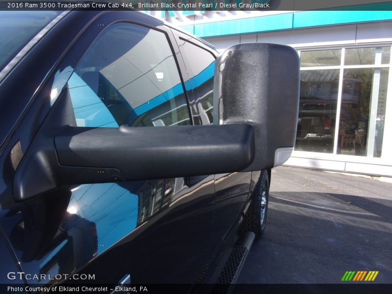 Brilliant Black Crystal Pearl / Diesel Gray/Black 2016 Ram 3500 Tradesman Crew Cab 4x4