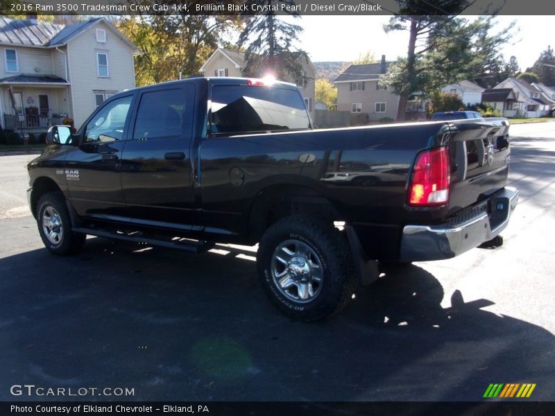  2016 3500 Tradesman Crew Cab 4x4 Brilliant Black Crystal Pearl