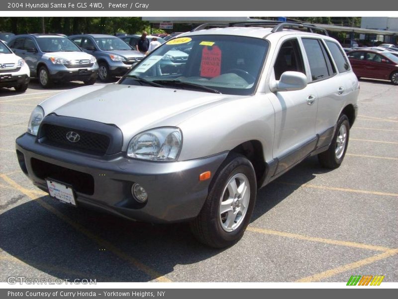 Pewter / Gray 2004 Hyundai Santa Fe GLS 4WD