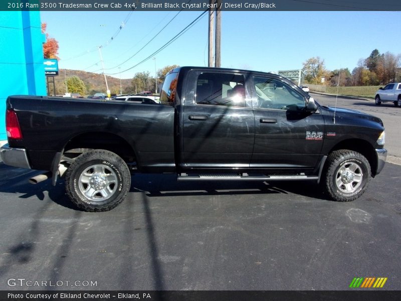  2016 3500 Tradesman Crew Cab 4x4 Brilliant Black Crystal Pearl