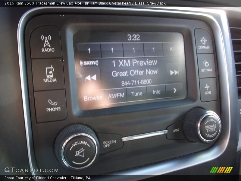 Controls of 2016 3500 Tradesman Crew Cab 4x4
