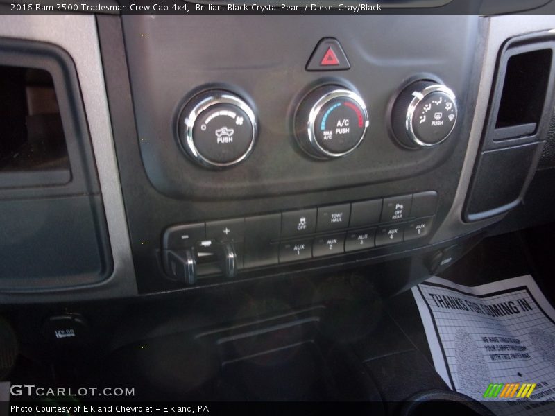 Controls of 2016 3500 Tradesman Crew Cab 4x4
