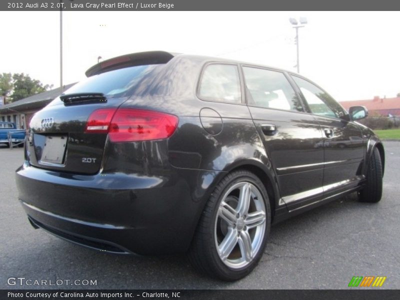 Lava Gray Pearl Effect / Luxor Beige 2012 Audi A3 2.0T