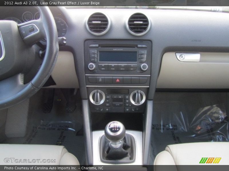 Lava Gray Pearl Effect / Luxor Beige 2012 Audi A3 2.0T