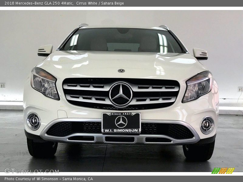 Cirrus White / Sahara Beige 2018 Mercedes-Benz GLA 250 4Matic