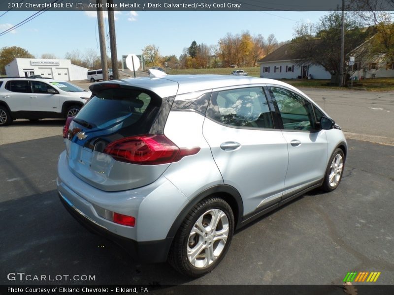 Arctic Blue Metallic / Dark Galvanized/­Sky Cool Gray 2017 Chevrolet Bolt EV LT