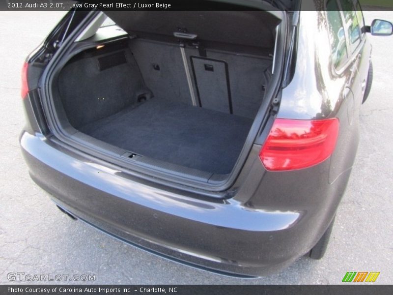 Lava Gray Pearl Effect / Luxor Beige 2012 Audi A3 2.0T