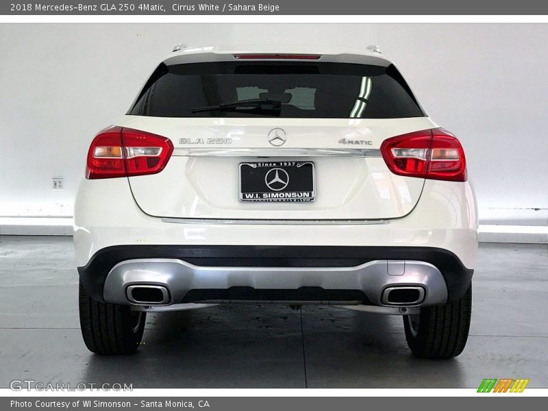 Cirrus White / Sahara Beige 2018 Mercedes-Benz GLA 250 4Matic