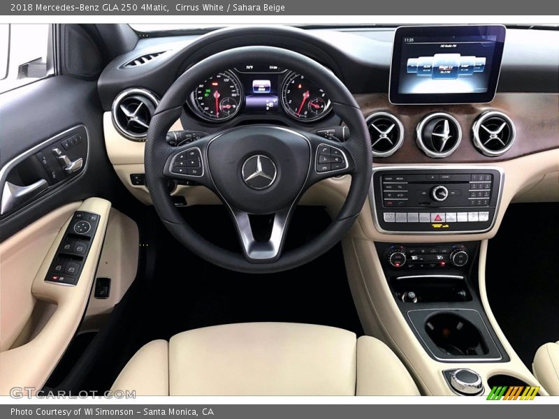 Cirrus White / Sahara Beige 2018 Mercedes-Benz GLA 250 4Matic