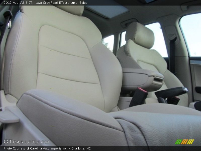 Lava Gray Pearl Effect / Luxor Beige 2012 Audi A3 2.0T