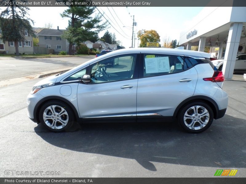 Arctic Blue Metallic / Dark Galvanized/­Sky Cool Gray 2017 Chevrolet Bolt EV LT