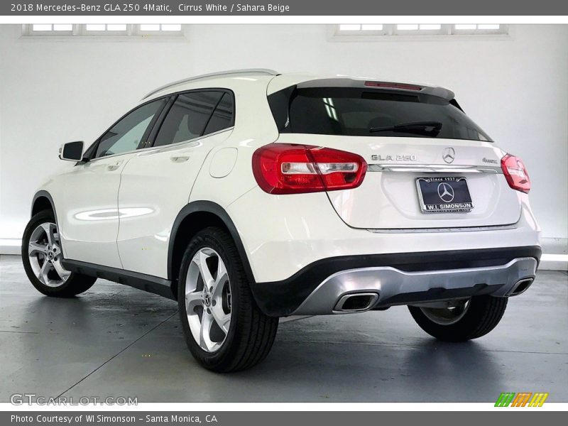Cirrus White / Sahara Beige 2018 Mercedes-Benz GLA 250 4Matic