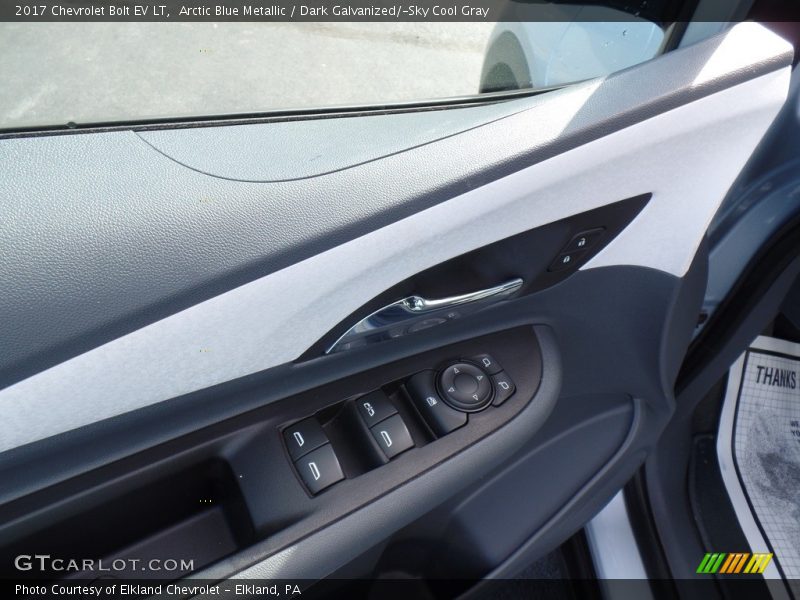 Arctic Blue Metallic / Dark Galvanized/­Sky Cool Gray 2017 Chevrolet Bolt EV LT