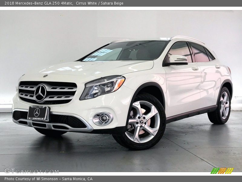 Cirrus White / Sahara Beige 2018 Mercedes-Benz GLA 250 4Matic