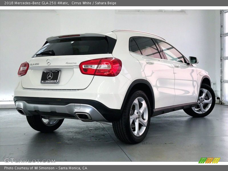 Cirrus White / Sahara Beige 2018 Mercedes-Benz GLA 250 4Matic