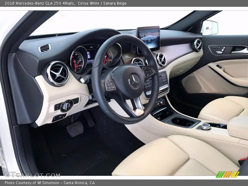 Cirrus White / Sahara Beige 2018 Mercedes-Benz GLA 250 4Matic