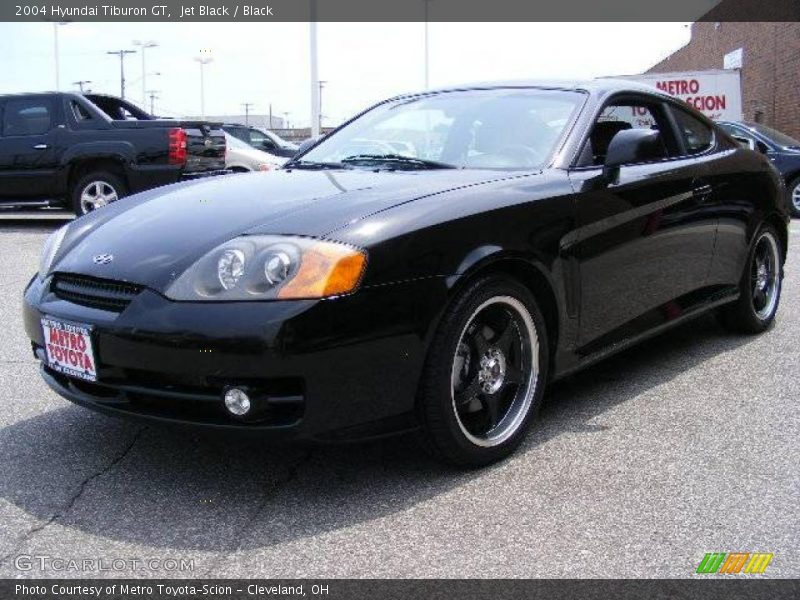 Jet Black / Black 2004 Hyundai Tiburon GT