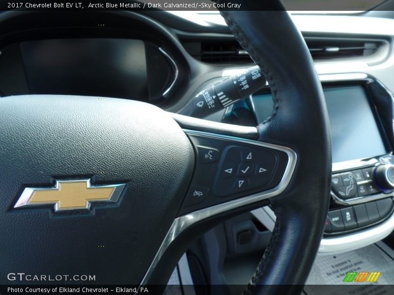 Arctic Blue Metallic / Dark Galvanized/­Sky Cool Gray 2017 Chevrolet Bolt EV LT