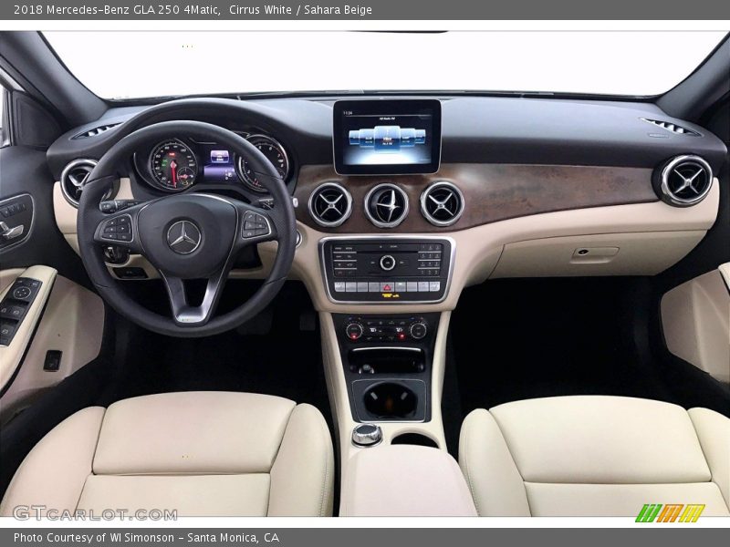 Cirrus White / Sahara Beige 2018 Mercedes-Benz GLA 250 4Matic