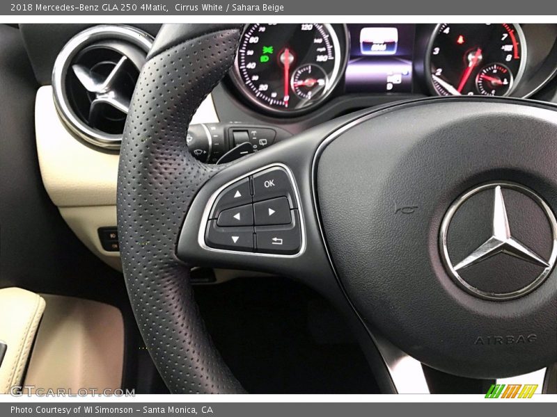 Cirrus White / Sahara Beige 2018 Mercedes-Benz GLA 250 4Matic