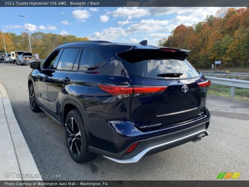 Blueprint / Black 2021 Toyota Highlander XSE AWD