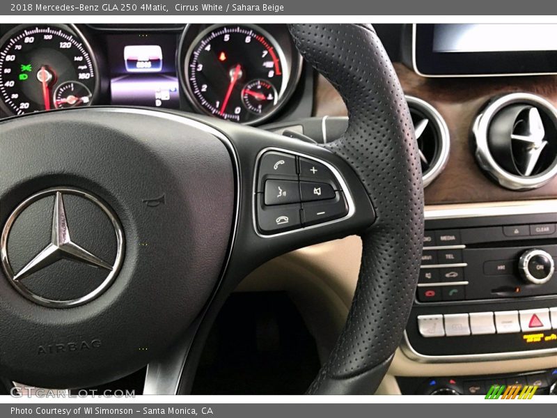 Cirrus White / Sahara Beige 2018 Mercedes-Benz GLA 250 4Matic