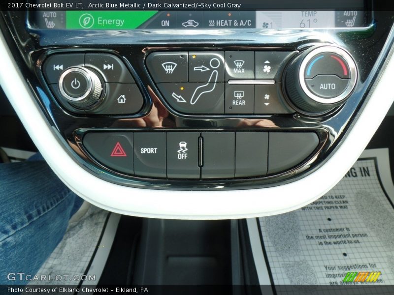Controls of 2017 Bolt EV LT