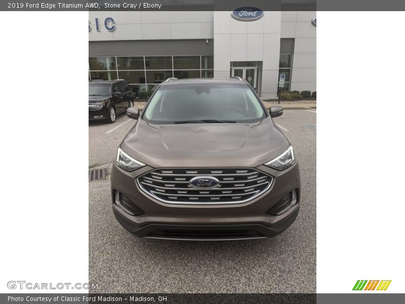 Stone Gray / Ebony 2019 Ford Edge Titanium AWD