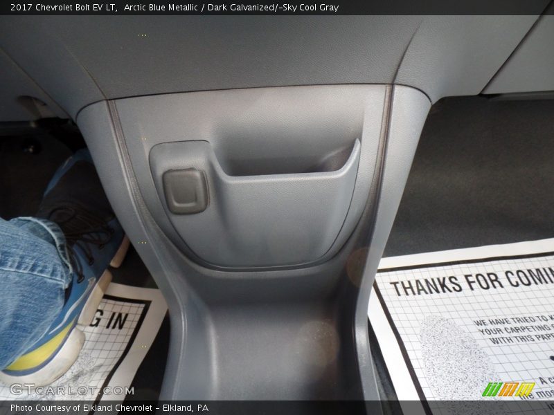 Arctic Blue Metallic / Dark Galvanized/­Sky Cool Gray 2017 Chevrolet Bolt EV LT