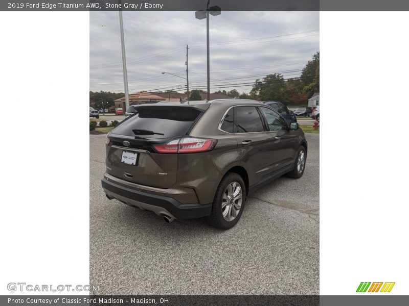 Stone Gray / Ebony 2019 Ford Edge Titanium AWD