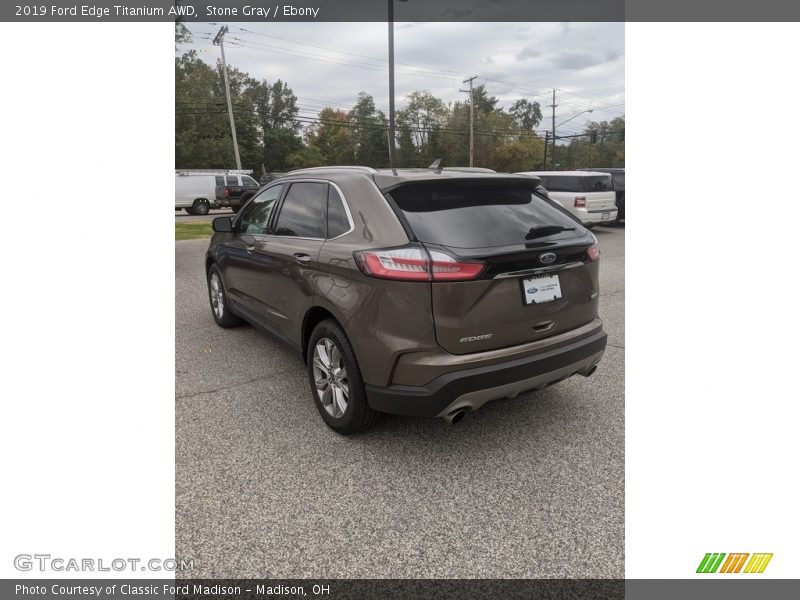 Stone Gray / Ebony 2019 Ford Edge Titanium AWD