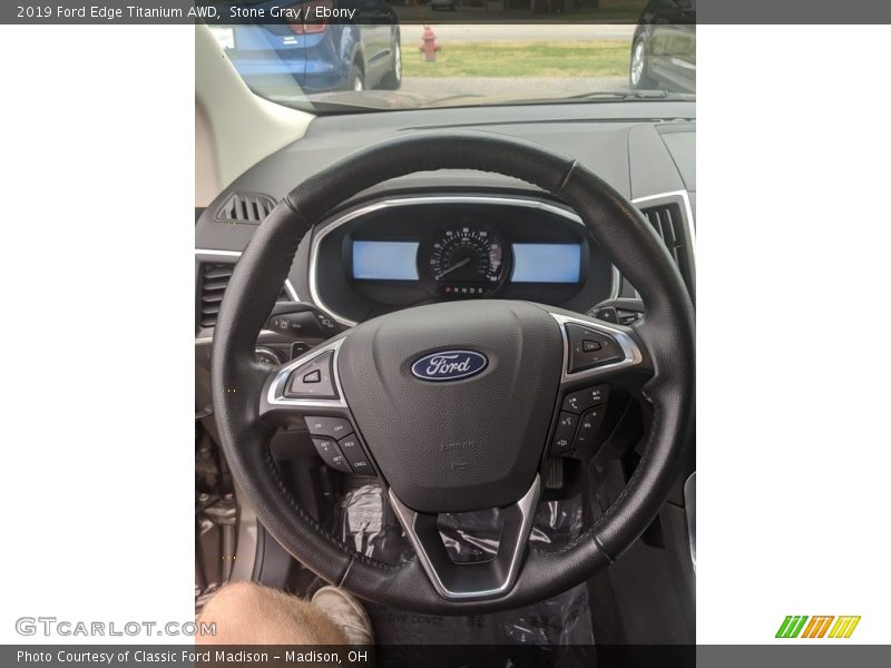 Stone Gray / Ebony 2019 Ford Edge Titanium AWD