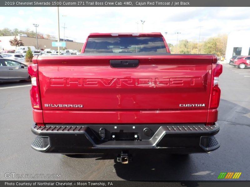 Cajun Red Tintcoat / Jet Black 2019 Chevrolet Silverado 1500 Custom Z71 Trail Boss Crew Cab 4WD